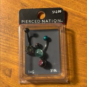 3 pcs bellybutton jewelry